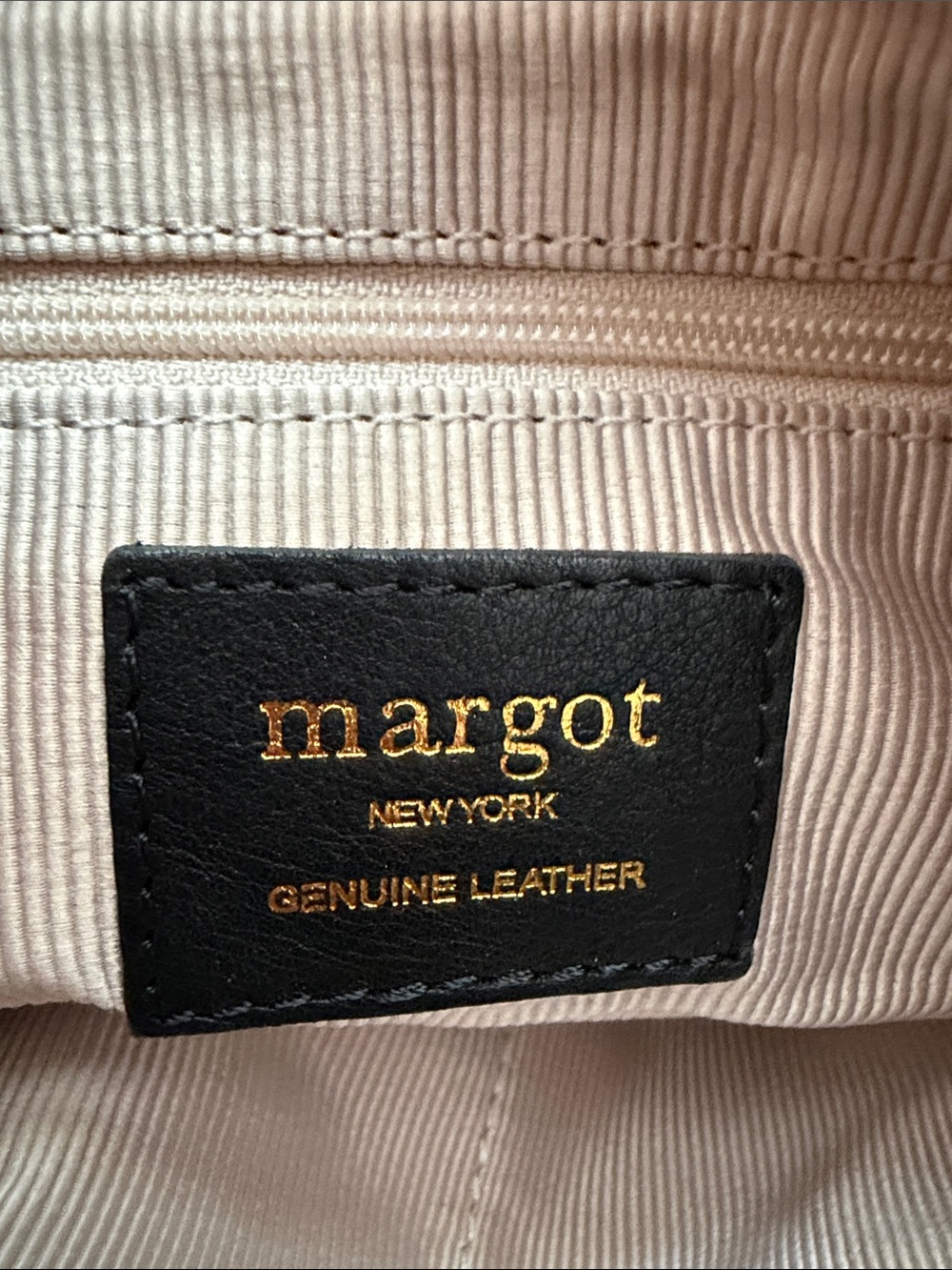 Margot Black Leather Double-Zip Crossbody - Picture 6 of 6